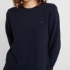 Bluza Tommy Hilfiger damska małe logo granatowa